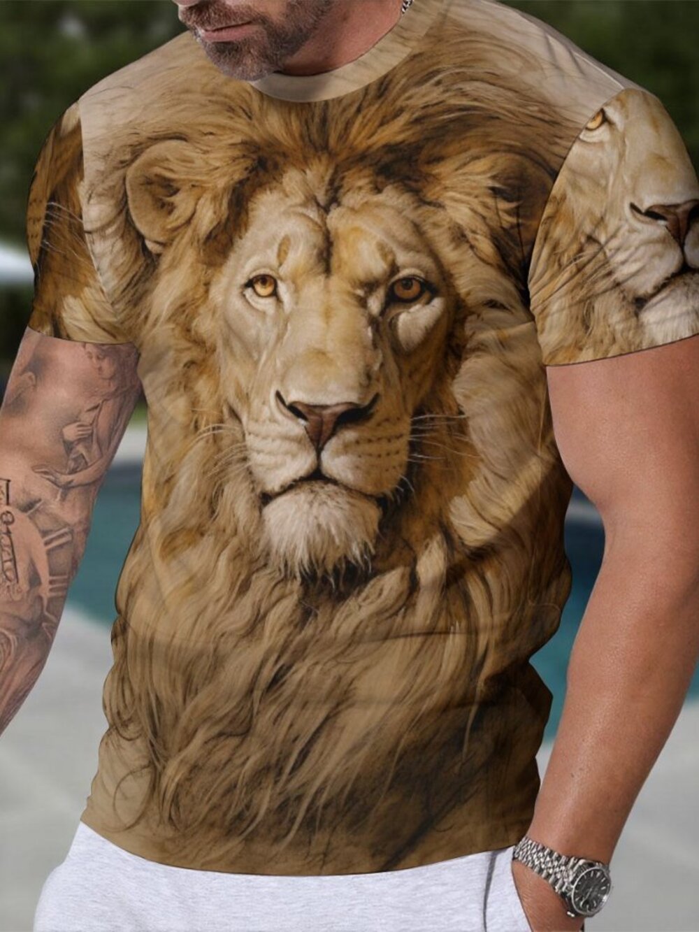 Men's I Am Lion Eco-friendly Jersey T-shirt
